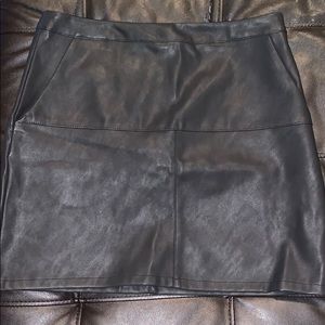 Leather Skirt